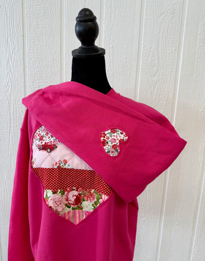 Hot Pink Heart Sweater