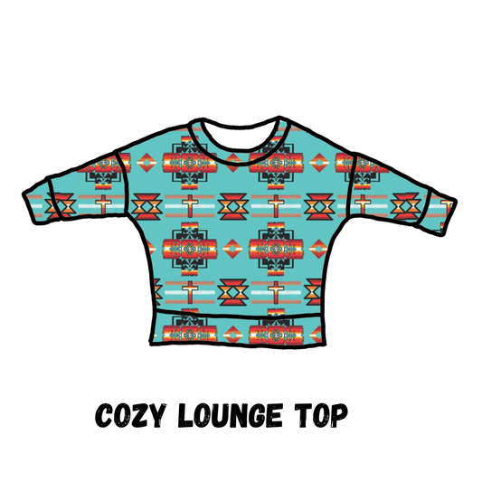 Turquoise Lounge top